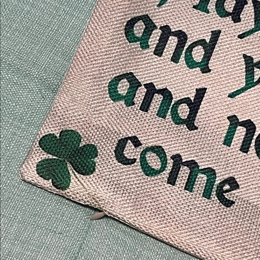 IRISH BLESSING PILLOW COVER-NEW
